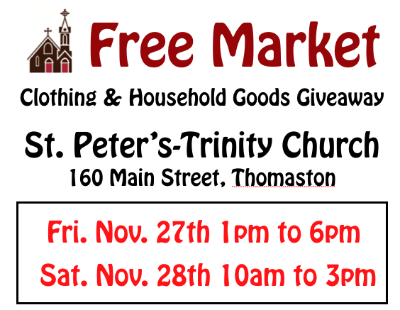Free Market event - Clothing and household goods giveaway